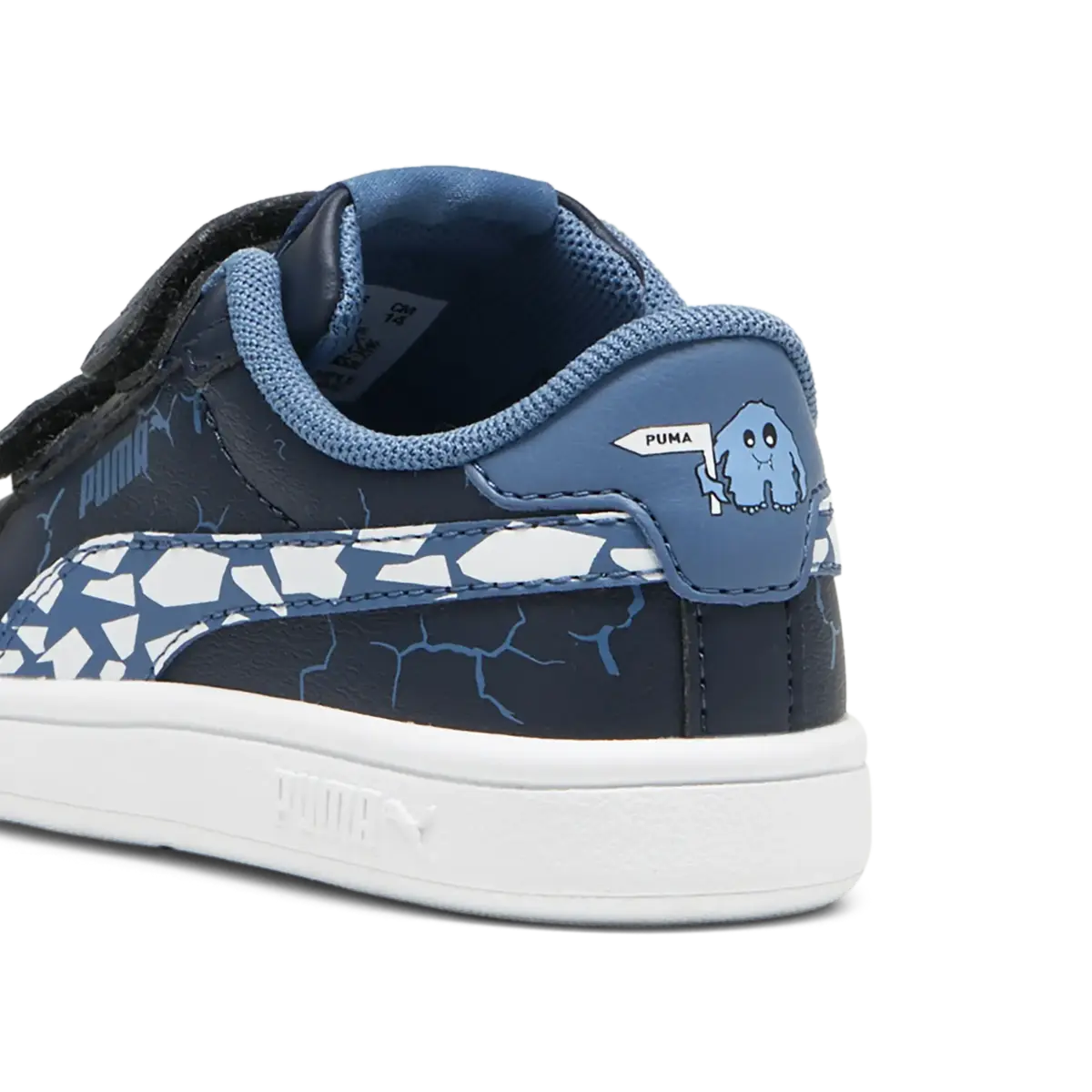 Puma Smash3.0LIcyMonsterVInf Lacivert Bebek/Çocuk Spor Ayakkabı
