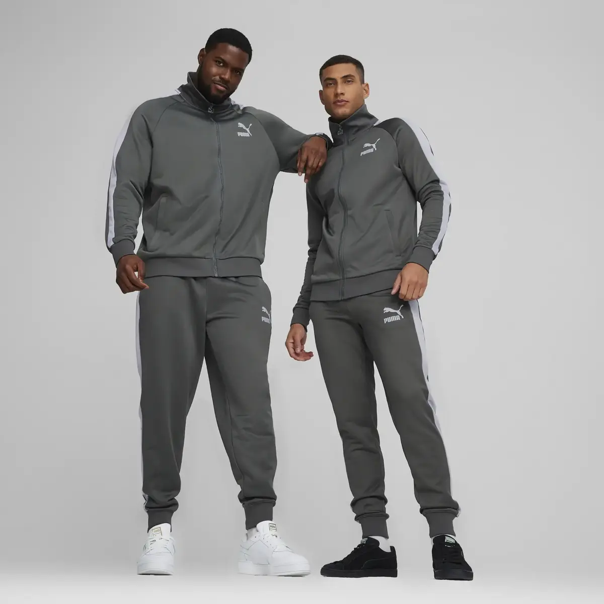 Puma T7 ICONIC Track Jacket (s) PT Gri Erkek Fermuarlı Ceket