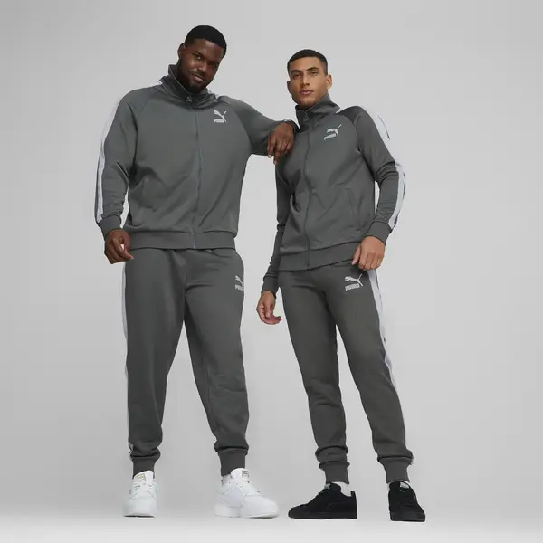 Puma T7 ICONIC Track Jacket (s) PT Gri Erkek Fermuarlı Ceket