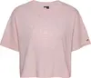 Tommy Hilfiger TJW RLX SH TONAL CRE, TH3 Pembe Kadın T-Shirt & Polo