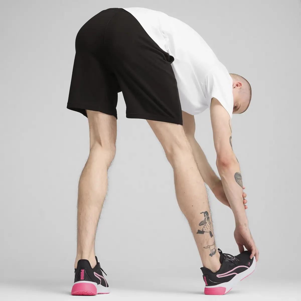 Puma TAD ESSENTIALS 8" Knit Short Siyah Erkek Şort