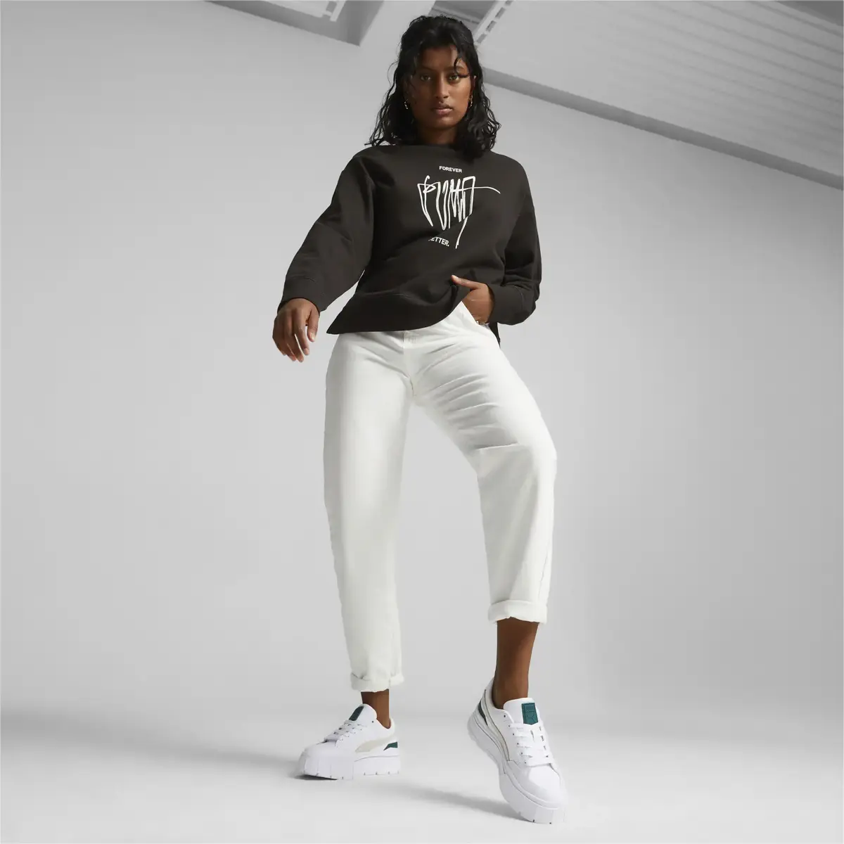 Puma Mayze Stack Wns Beyaz Kadın Günlük Spor Ayakkabı