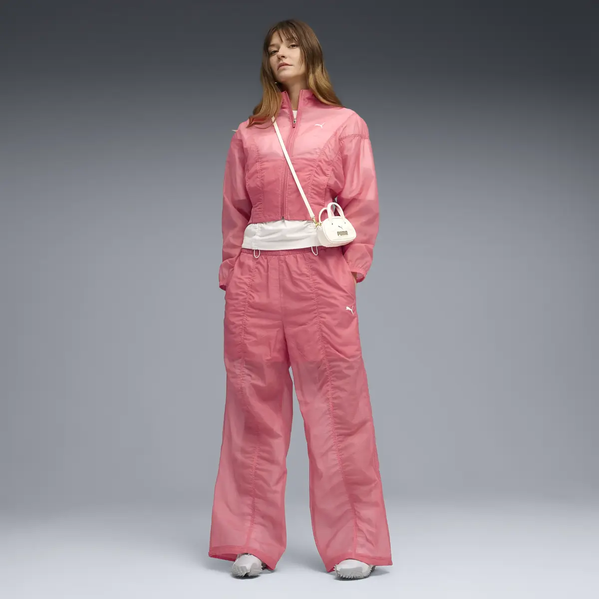 Puma DARE TO Woven Pants Pembe Kadın Eşofman Altı