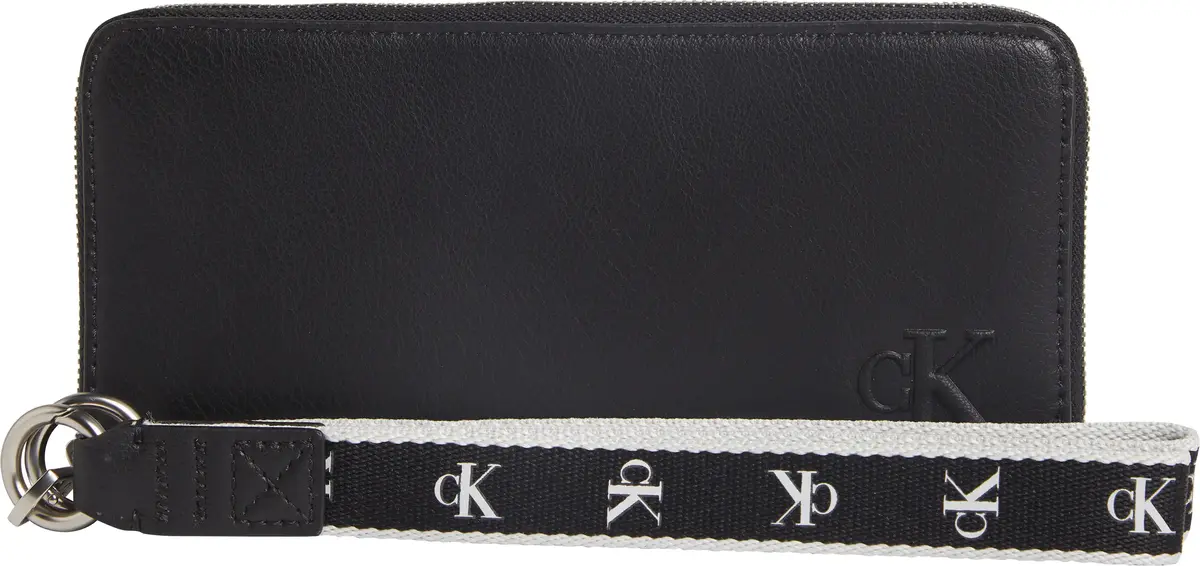 Calvin Klein ULTRALIGHT ZIP AROUN Kadın Siyah Cüzdan