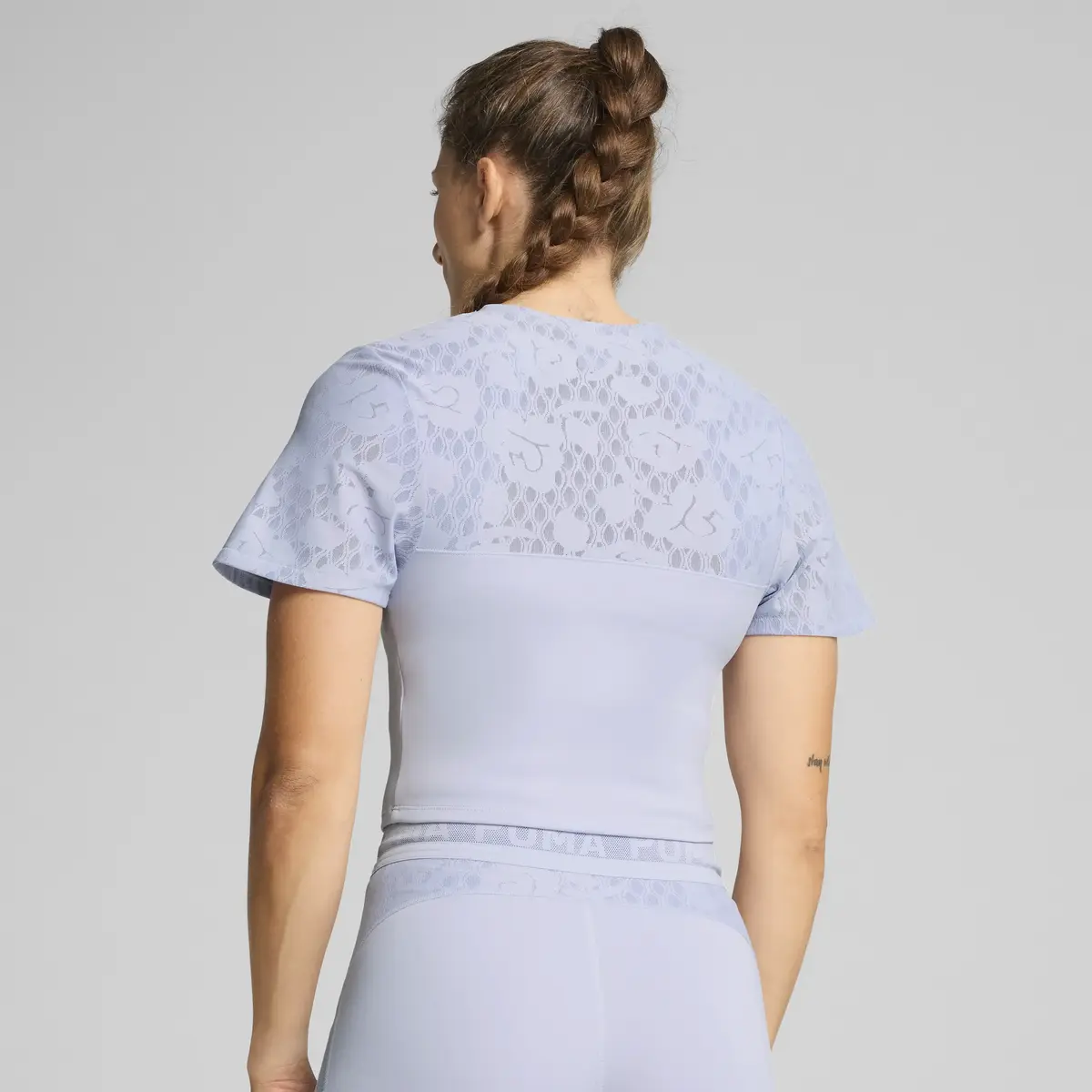 PUMA LACE TOP - SHORT Mavi Kadın Crop