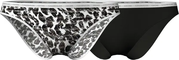 Calvin Klein BIKINI 2PK Kadın Siyah Bkini Külot Set