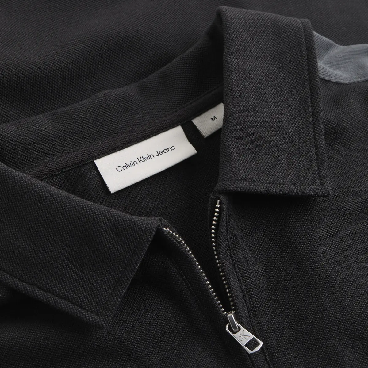 Calvin Klein LOGO TAPE POLO, BEH Siyah Erkek T-Shirt & Polo