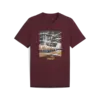 Puma GRAPHIC Tee Bordo Erkek T-Shirt
