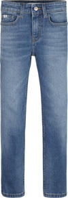 Calvin Klein SLIM MID BLUE Erkek Mavi Kot Pantolon