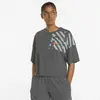 Puma RE:Collection Oversized Tee Dark Gray He Gri Kadın T-Shirt
