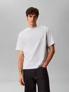 Calvin Klein SS 16S LINEN APPLIQU, CIQ Beyaz Erkek T-Shirt