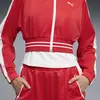 PUMA T7 Pique Cropped Jacket Kırmızı Kadın Sweatshirt