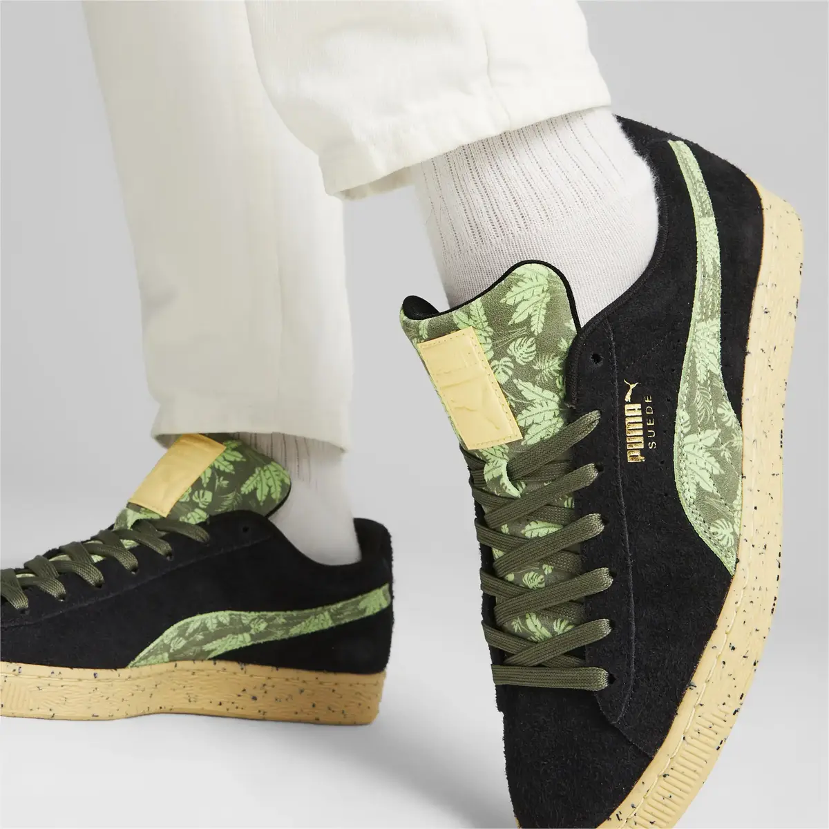 Puma Suede Gentle Jungle Siyah Erkek Günlük Spor Ayakkabı