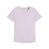 Puma RUN CLOUDSPUN SS TEE W Lila Kadın T-Shirt