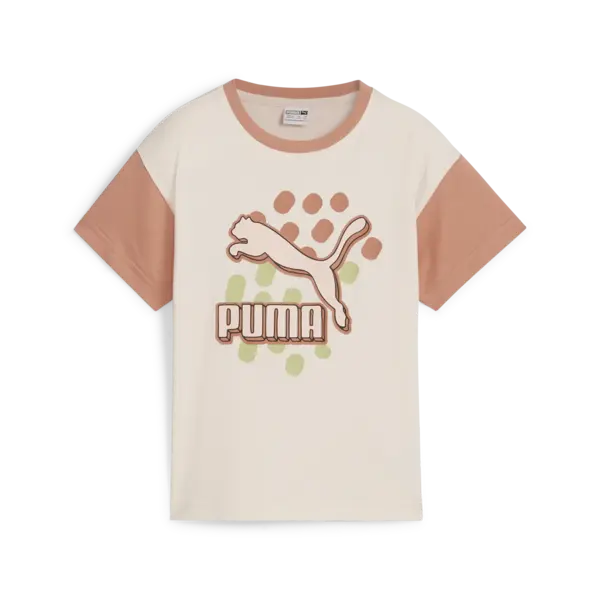 Puma CLASSICS FC Tee Pembe Kız Çocuk T-Shirt & Polo