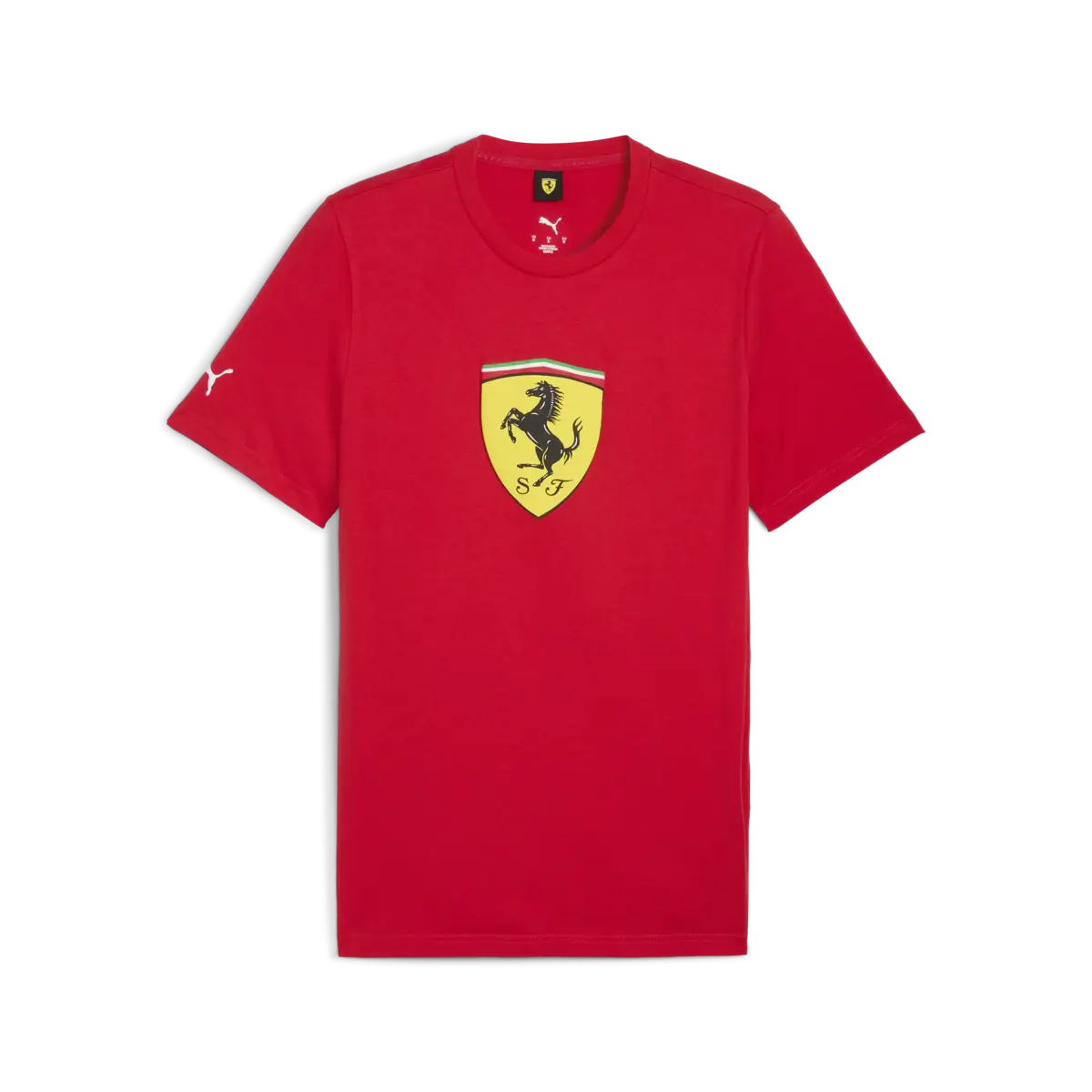 Puma Ferrari Colored Shield Tee Kırmızı Erkek T-Shirt