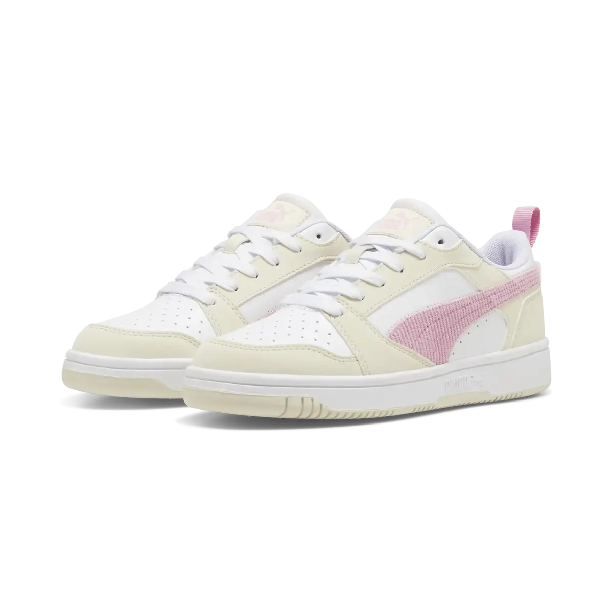 Puma Rebound V6 Lo Cord Jr Bej Kadın Spor Ayakkabı