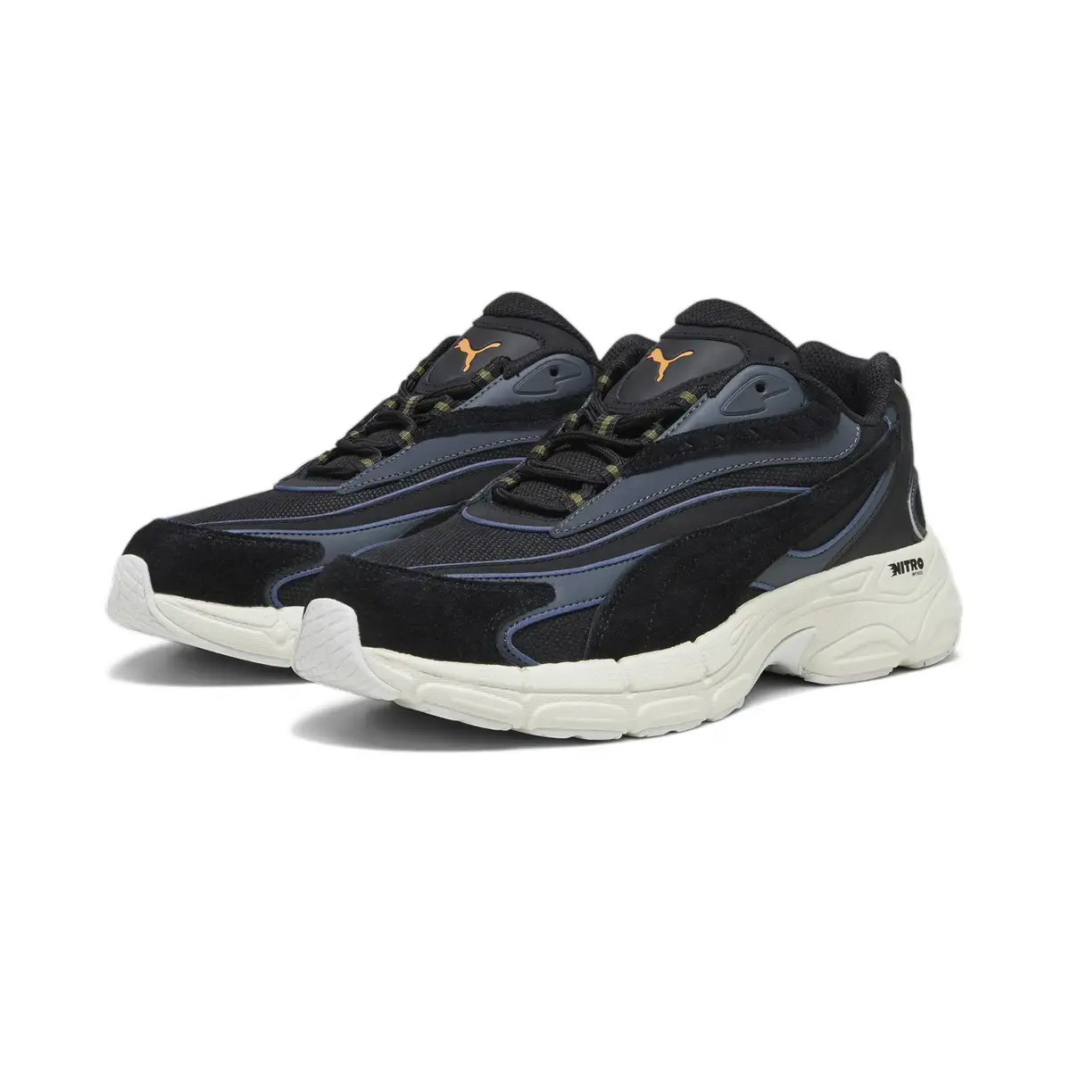 Puma Teveris Nitro Vortex Hairy Siyah Unisex Günlük Spor Ayakkabı