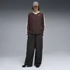 PUMA T7 Relaxed Long Sleeve Polo Kahverengi Erkek Polo