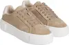 Calvin Klein FLATFORM CUP LACE UP, 0HP Kahverengi Kadın Spor Ayakkabı & Sneaker