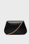 Calvin Klein CK CURVED WALLET Siyah Omuz Çantası