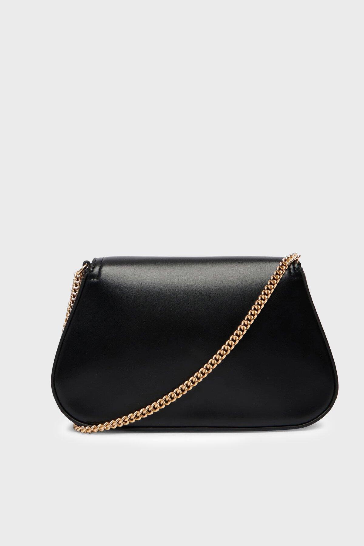 Calvin Klein CK CURVED WALLET Siyah Omuz Çantası