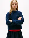 Tommy Hilfiger MINI CORP C-NECK SWE, C1G Lacivert Erkek Sweatshirt