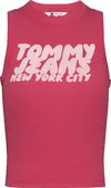 Tommy Hilfiger TJW SLIM SH TJ BUBBL, XI2 Pembe Kadın T-Shirt & Polo