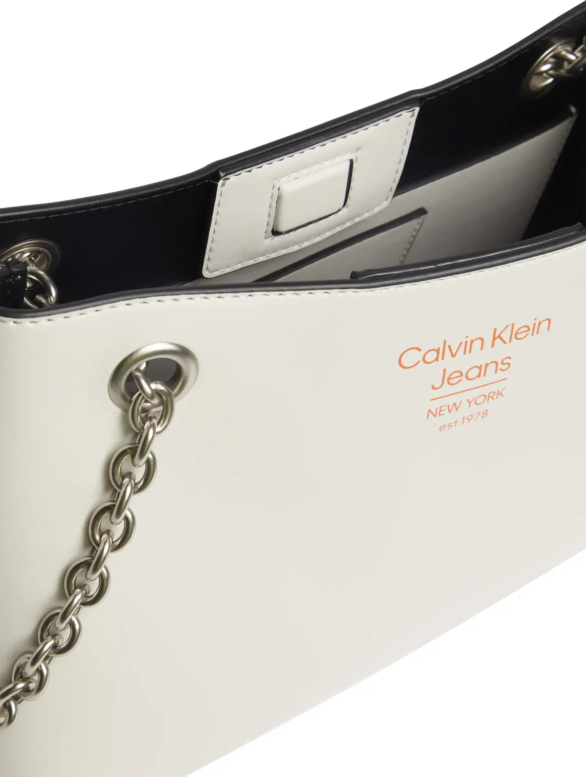 Calvin Klein SCULPTED SHOULDER BA Kadın Krem Çanta
