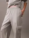 Calvin Klein ARCHIVE LOGO F/T CAR, P79 Gri Kadın Eşofman Altı