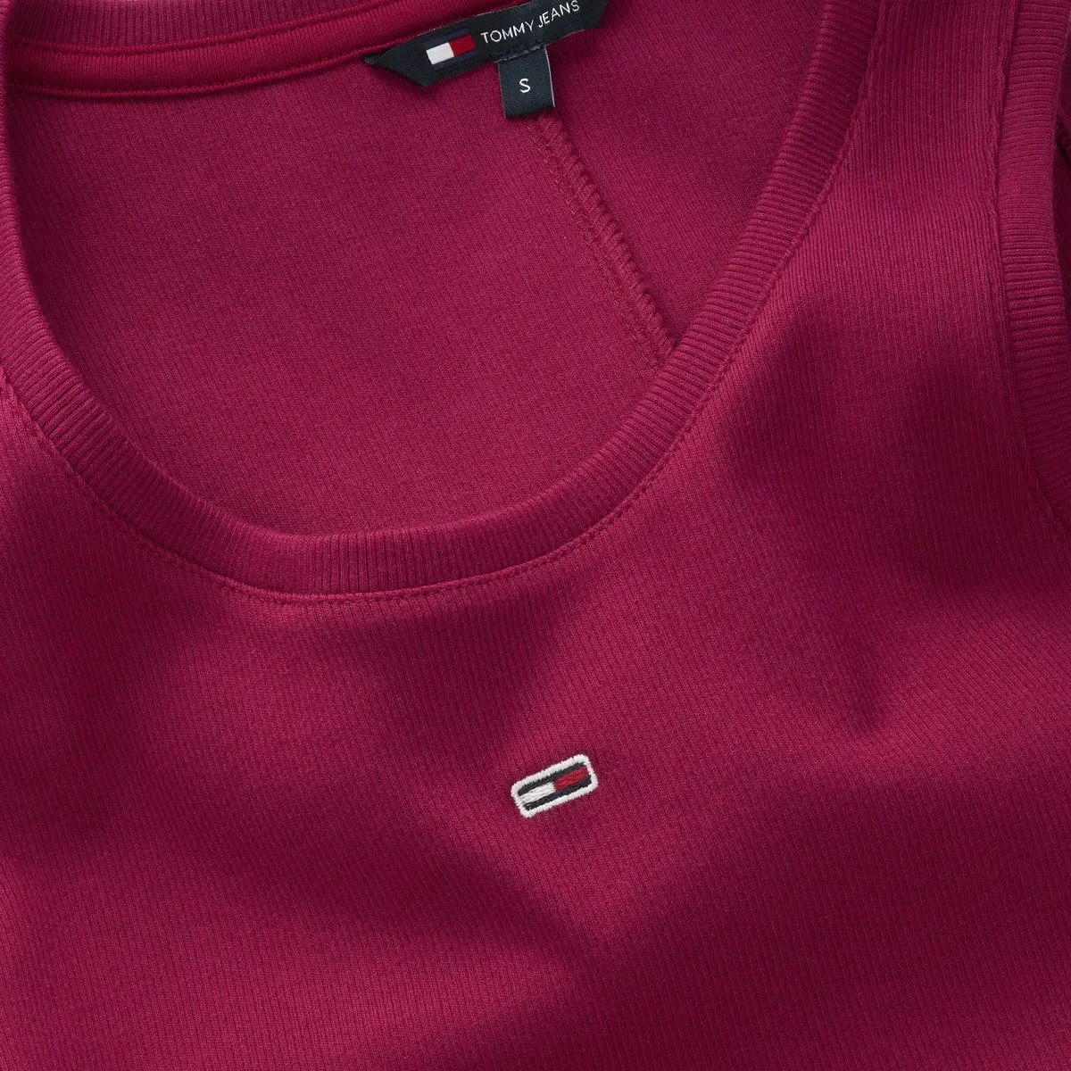 Tommy Hilfiger TJW ESSENTIAL RIB BO, XIP Pembe Kadın Elbise-Etek