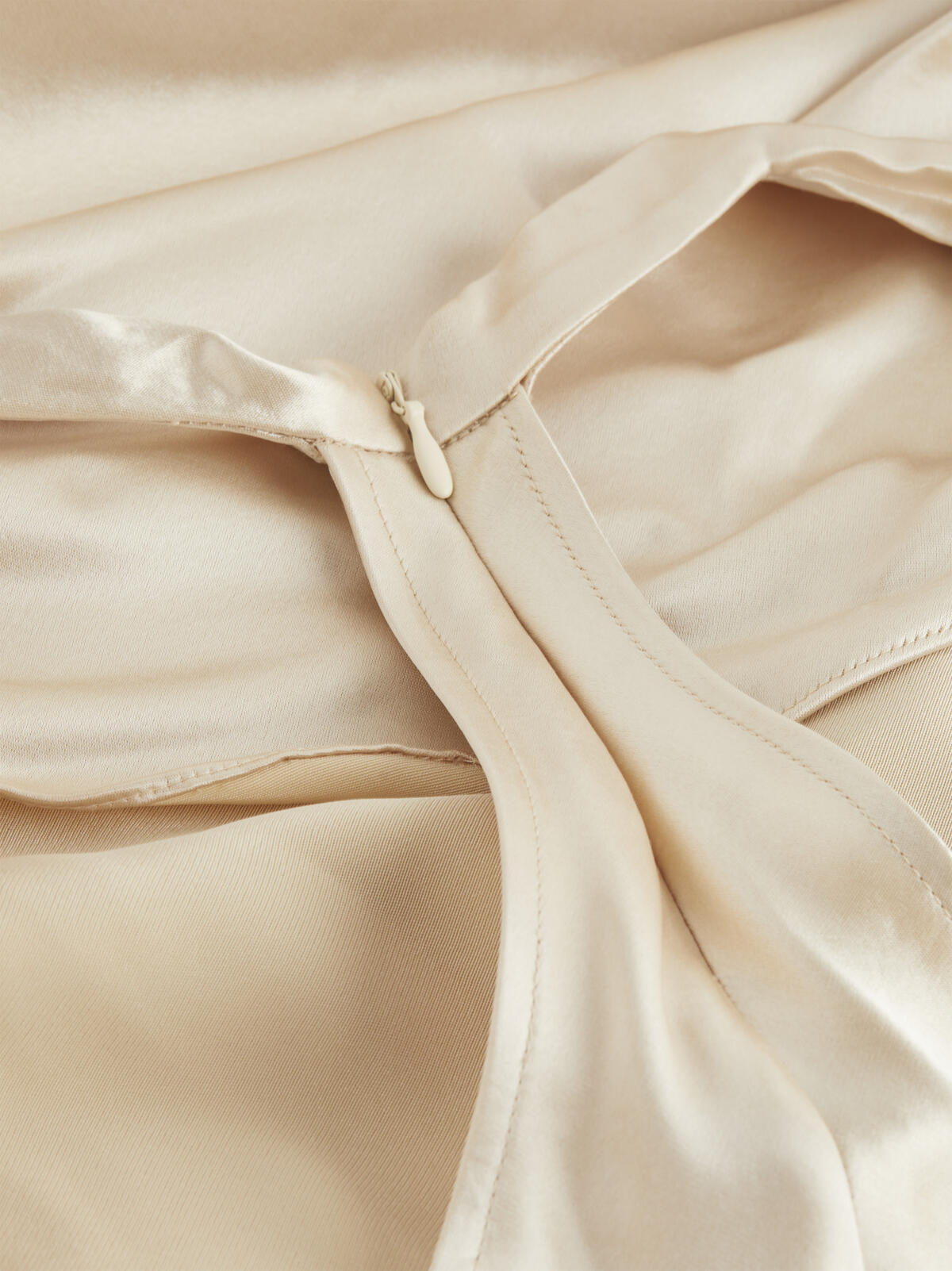 Calvin Klein NAIA SHINE HALTERNEC Kadın Krem Elbise