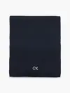 Calvin Klein CLASSIC COTTON RIB S Erkek Siyah Atkı