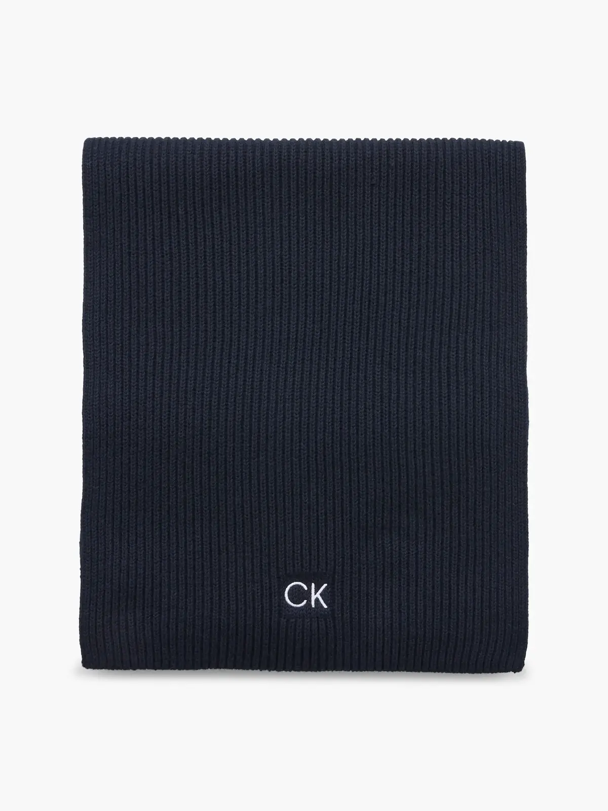 Calvin Klein CLASSIC COTTON RIB S Erkek Siyah Atkı