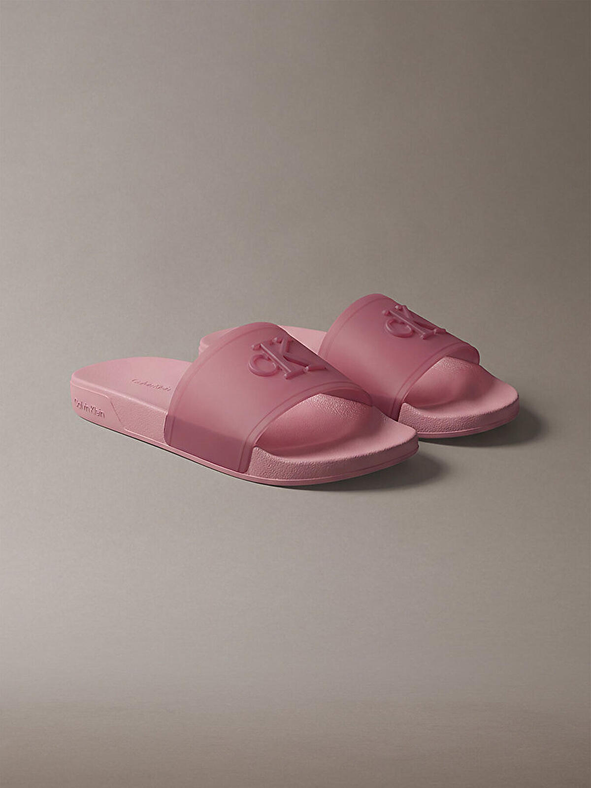 Calvin Klein ESS SLIDE TPU, VCE, 36 Kadın Pembe Plaj Terliği