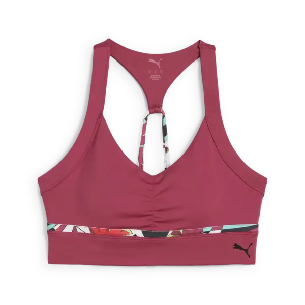 PUMA 4KEEPS TROPICAL AOP LGLN BRA Pembe Kadın Spor Sütyeni