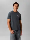 Calvin Klein SS 30S EU CK TRVL LI, CEG Mavi Erkek T-Shirt
