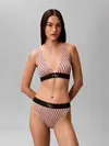 Calvin Klein LIGHTLY LINED TRIANG Pembe Kadın CK Logolu Sütyen