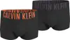 Calvin Klein LOW RISE TRUNK 2PK Erkek Siyah Boxer Set