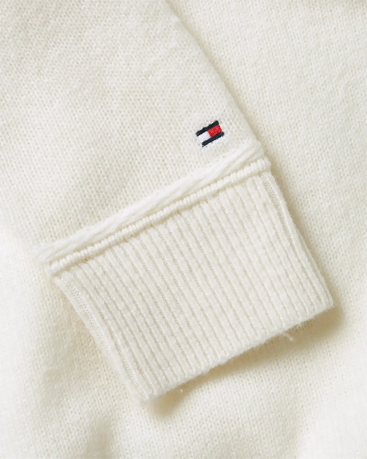 Tommy Hilfiger SOFTWOOL C-NK SWEATE Kadın Krem Kazak