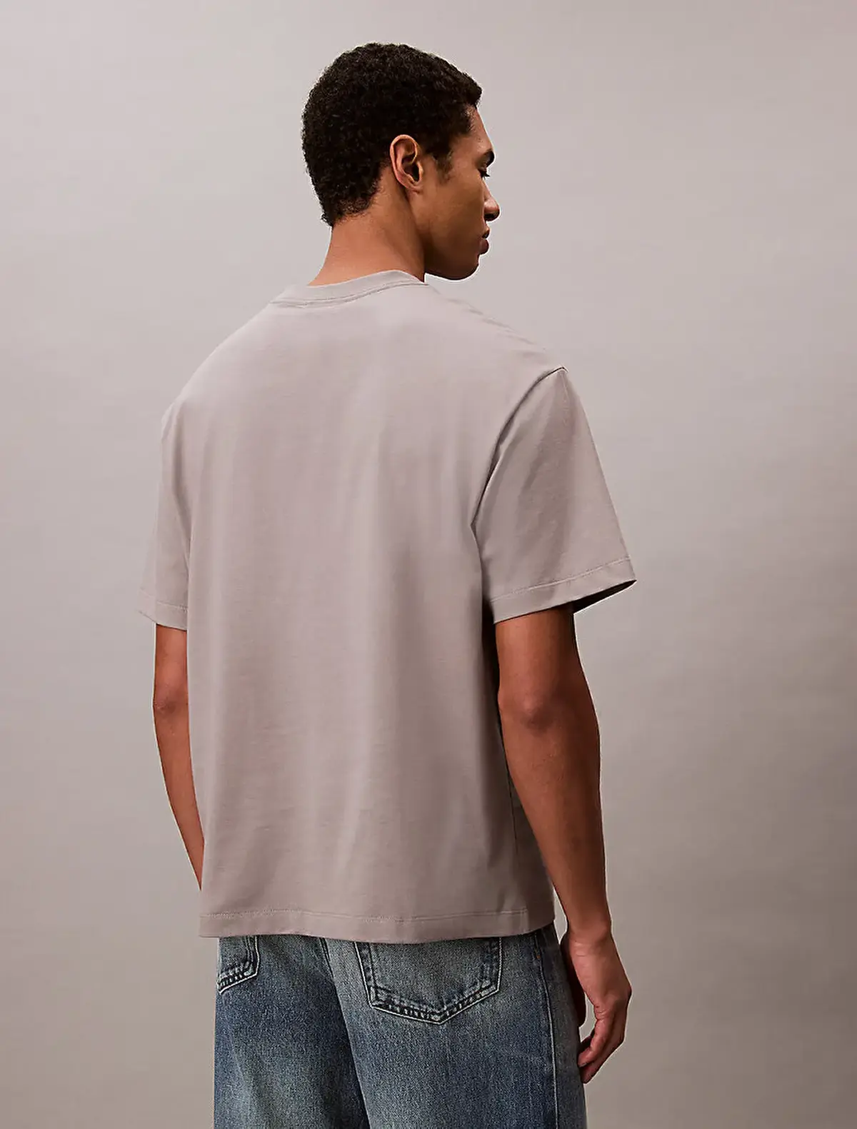Calvin Klein SS 16S CALVIN KLEIN BAUHAUS GRAP Gri Erkek Tişört