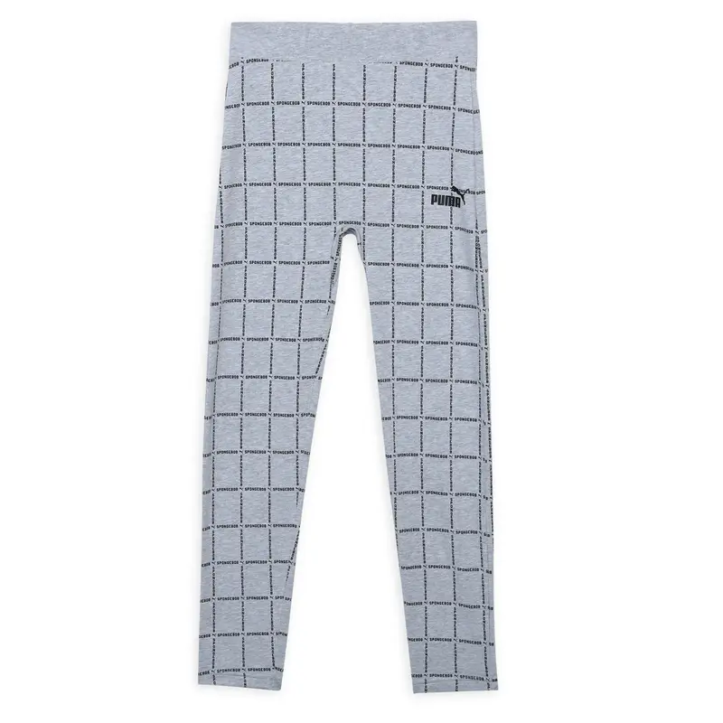 Puma X SPONGEBOB AOP Leggings Açık Gri ÇocukTayt