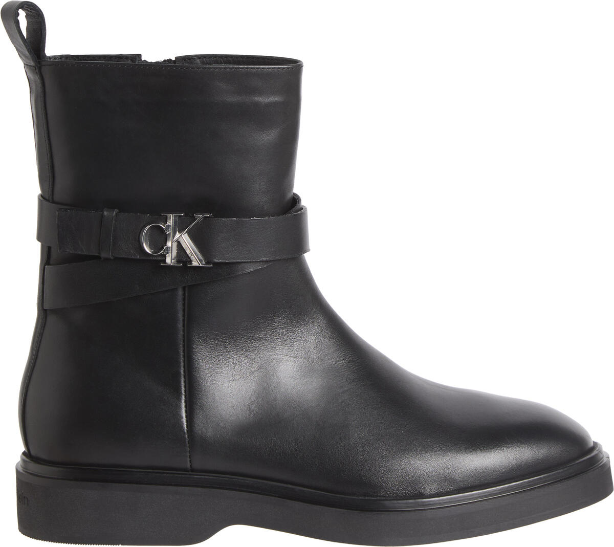 Calvin Klein ANKLE BOOT W/ METAL LOGO Siyah Kadın Bot Calvin Klein ANKLE BOOT W/ METAL LOGO Siyah Kadın Bot