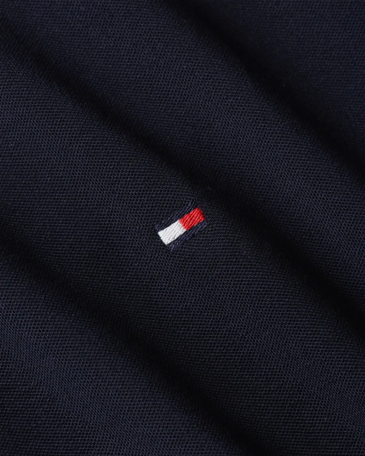 Tommy Hilfiger PERFORMANCE TIPPED T, DW5 Siyah Erkek T-Shirt & Polo