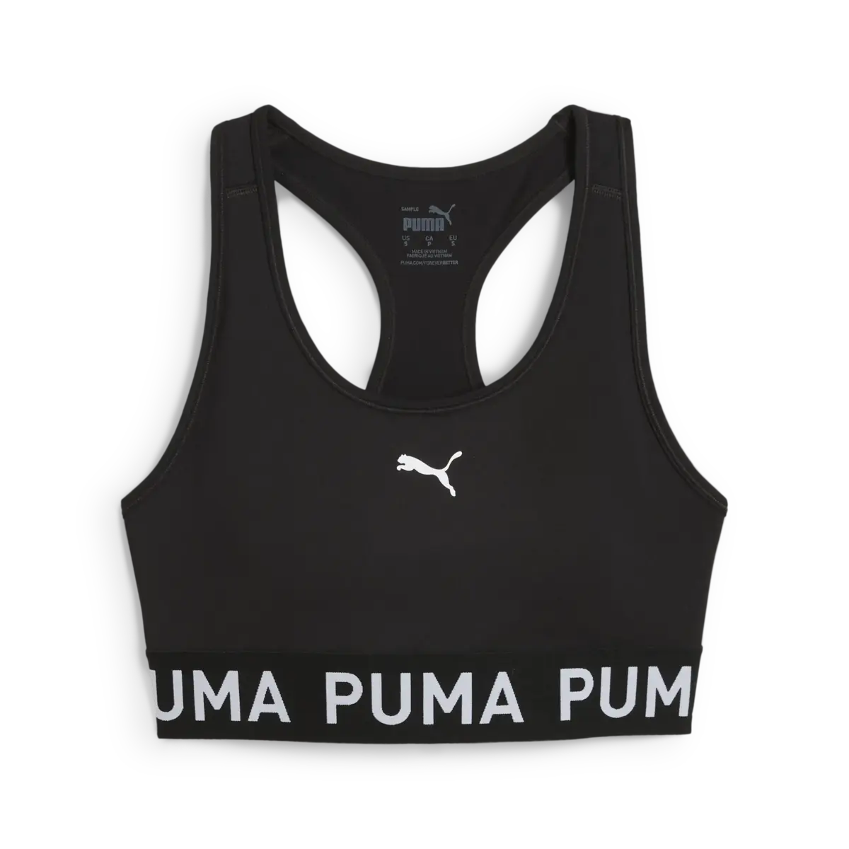 PUMA 4KEEPS ELASTIC BRA - P Siyah Kadın Spor Sütyeni