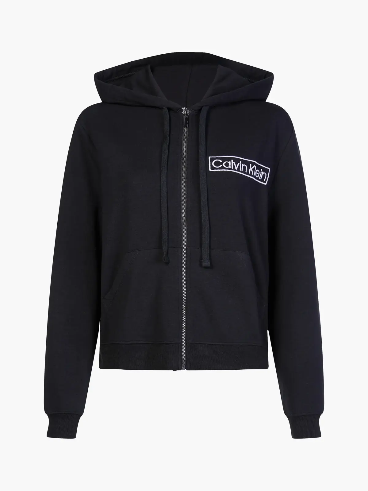 Calvin Klein L/S HOODIE Kadın Siyah Fermuarlı Ceket