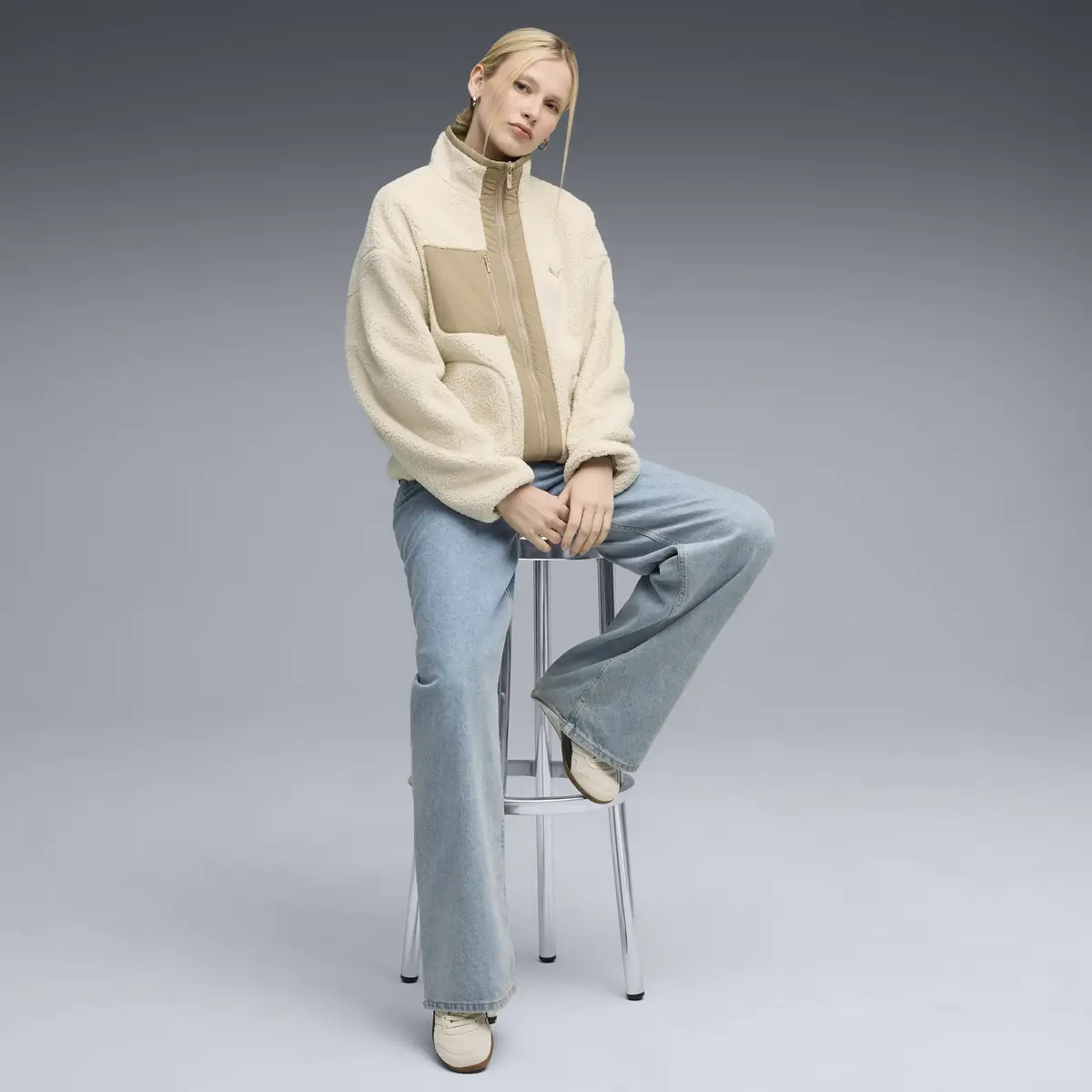 Puma Reversible Sherpa Jacket Kadın Ceket