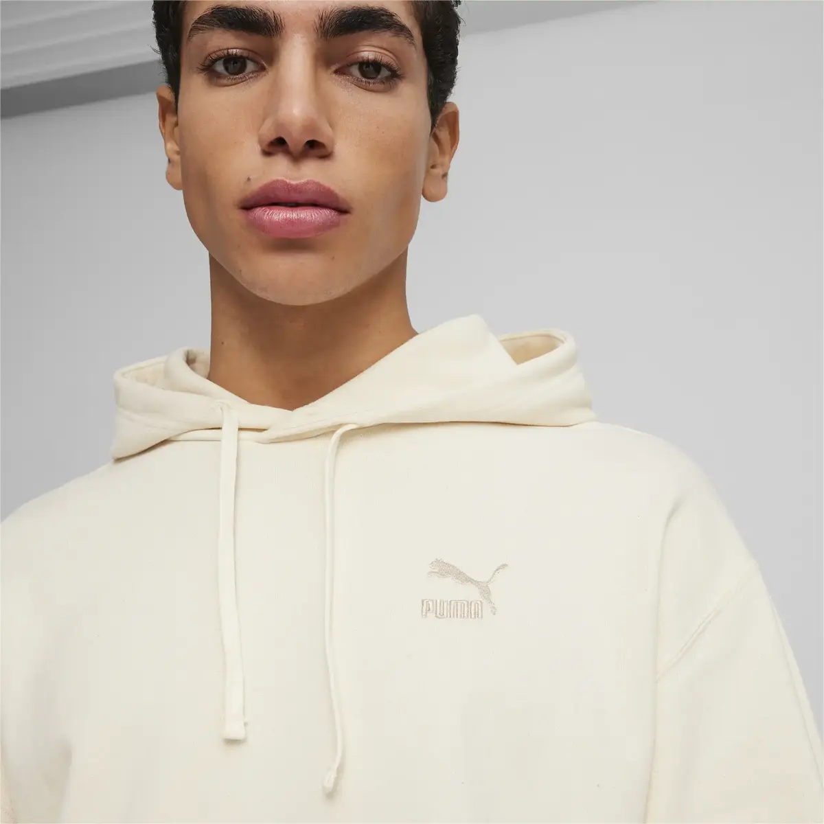 Puma BETTER CLASSICS Relaxed Hoodie TR Bej Erkek Sweatshirt