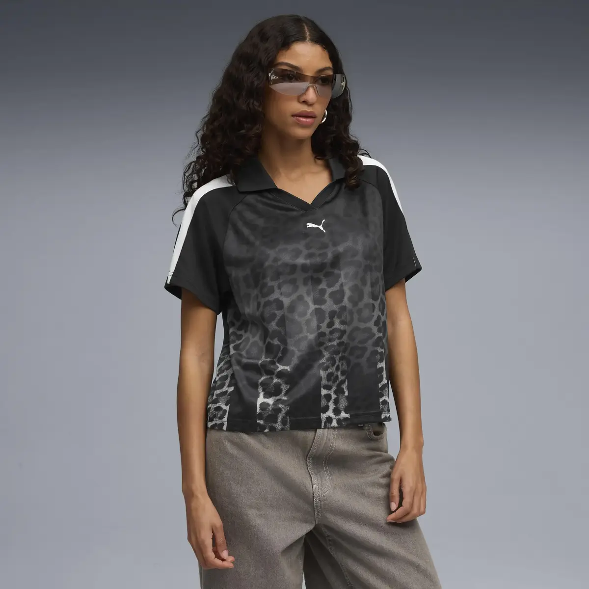 Puma LEO LUXE Football Jersey Siyah Kadın Forma