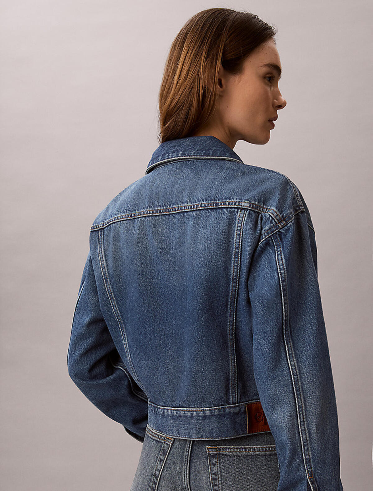 Calvin Klein 90s TRUCKER BASSET B, SCB Mavi Kadın Kot Ceket